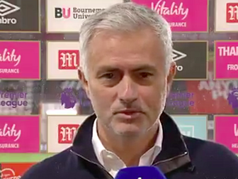 WATCH: Sour Mourinho takes aim...